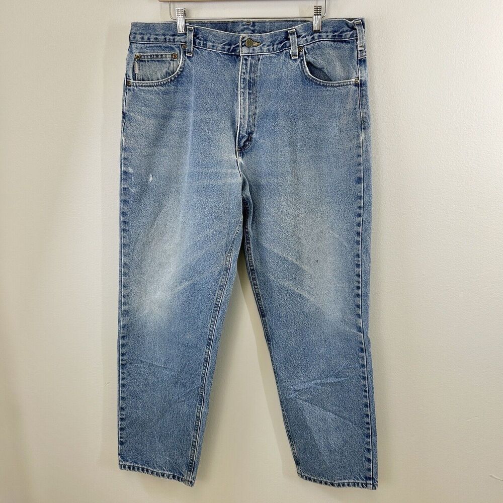 Carhartt Jeans Mens 40x32 Actual 38x28 Relaxed‎ Fit Denim B17 D8T Workwear